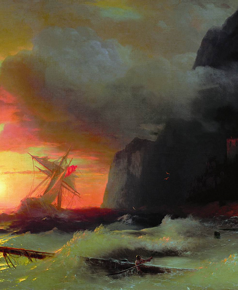 И.К. Айвазовский Кораблекрушение у Афонской горы 1856 г.
